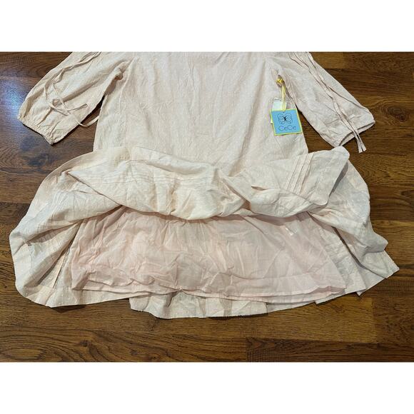 CeCe Women’s Ruffled Fit & Flare Mini Dress – Light Pink | Size 12 | NWT - Picture 5 of 11